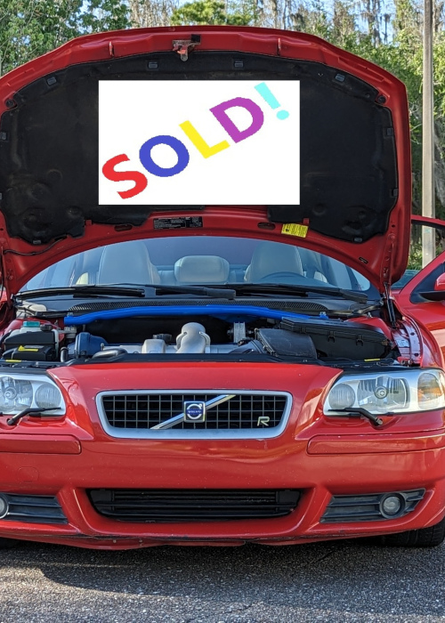 2005 S60 R 6 SPEED Manual